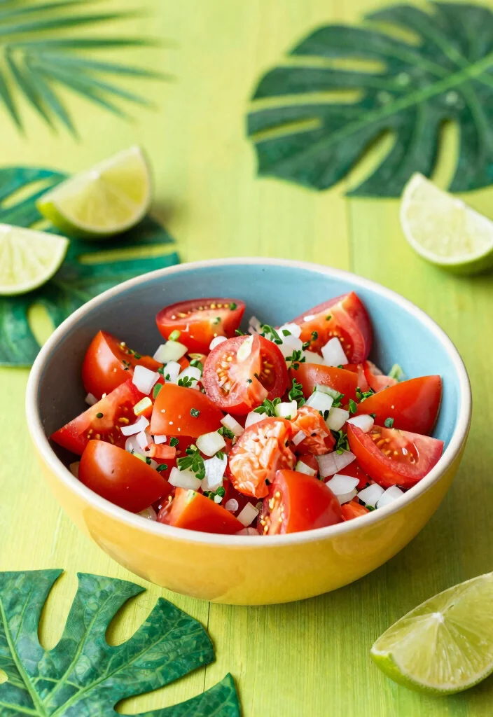 12 Hawaiian Vegetarian Recipes with Sweet Savory Island Flavor 9. Lomi Lomi Tomatoes 0