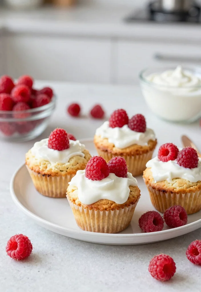12 Healthy Breakfast Muffin Recipes for Easy Meal Prep 10. Raspberry Yogurt Muffins 0