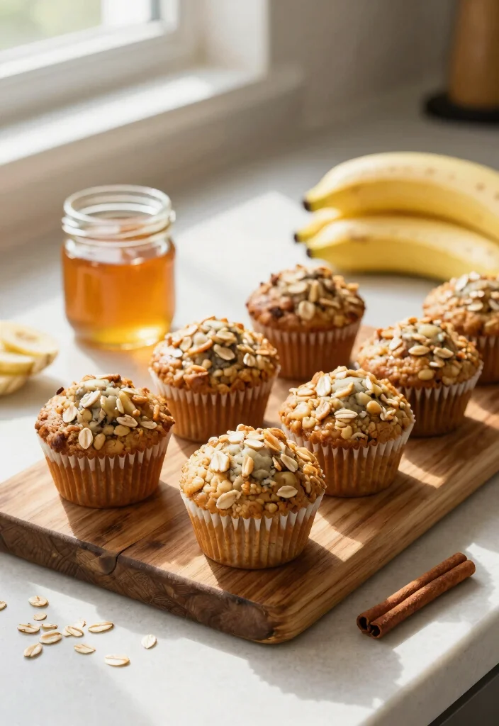12 Healthy Breakfast Muffin Recipes for Easy Meal Prep 3. Banana Oatmeal Muffins 0