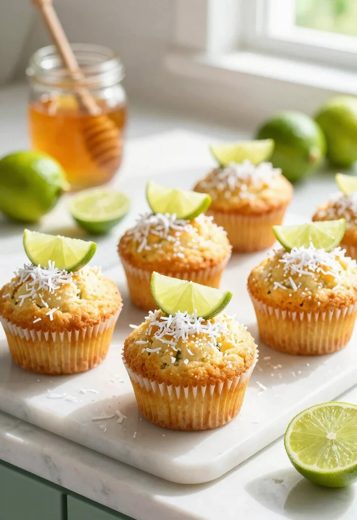 12 Healthy Breakfast Muffin Recipes for Easy Meal Prep 8. Coconut Lime Muffins 0