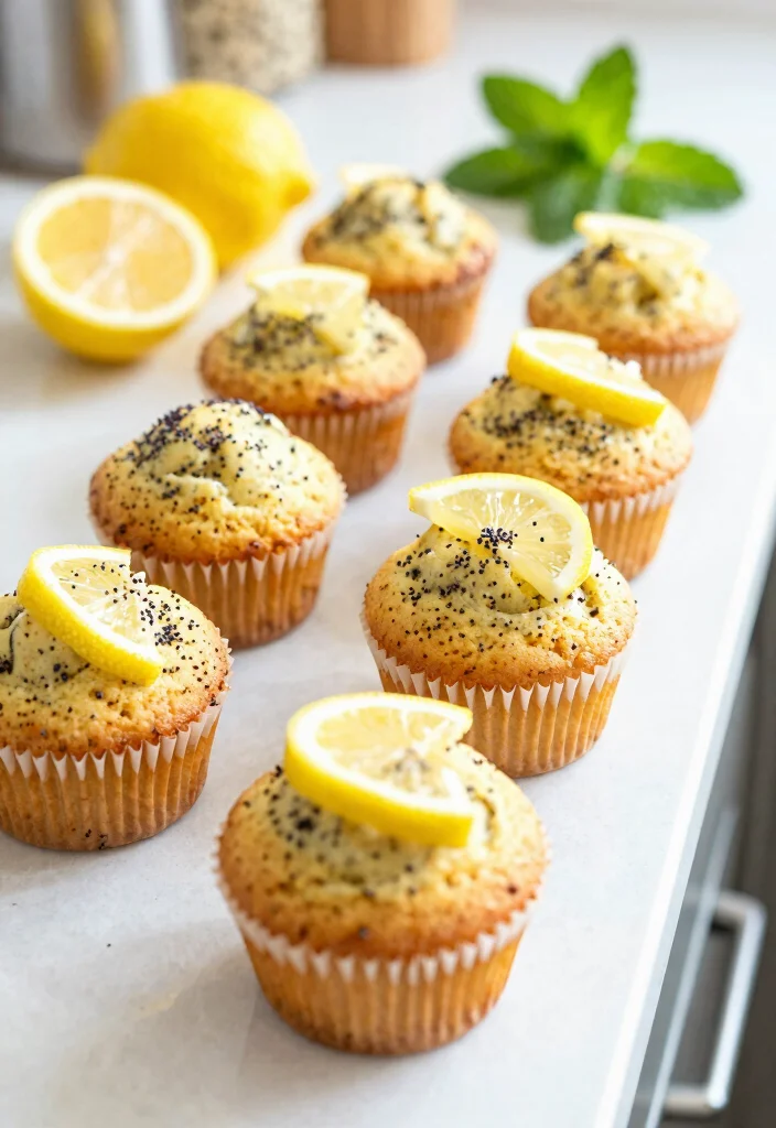 12 Healthy Muffin Recipes for Wholesome Snacking 11. Lemon Poppy Seed Muffins 0