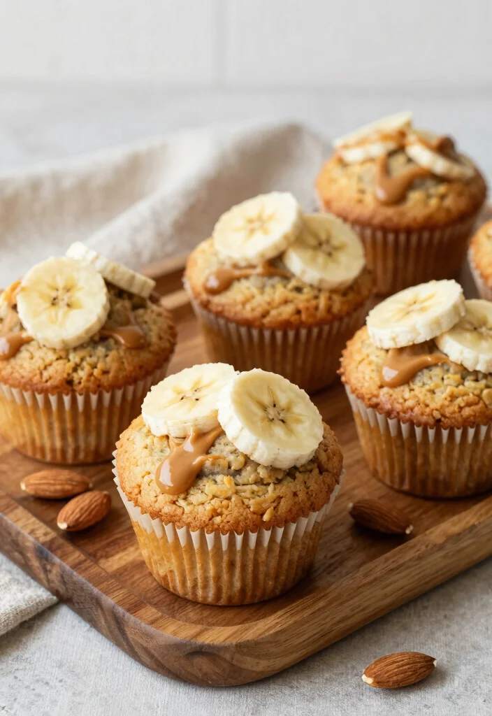 12 Healthy Muffin Recipes for Wholesome Snacking 2. Banana Almond Butter Muffins 0