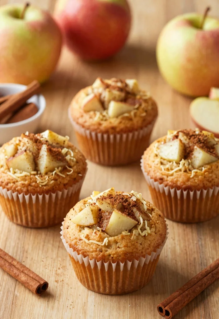 12 Healthy Muffin Recipes for Wholesome Snacking 6. Apple Cinnamon Muffins 0