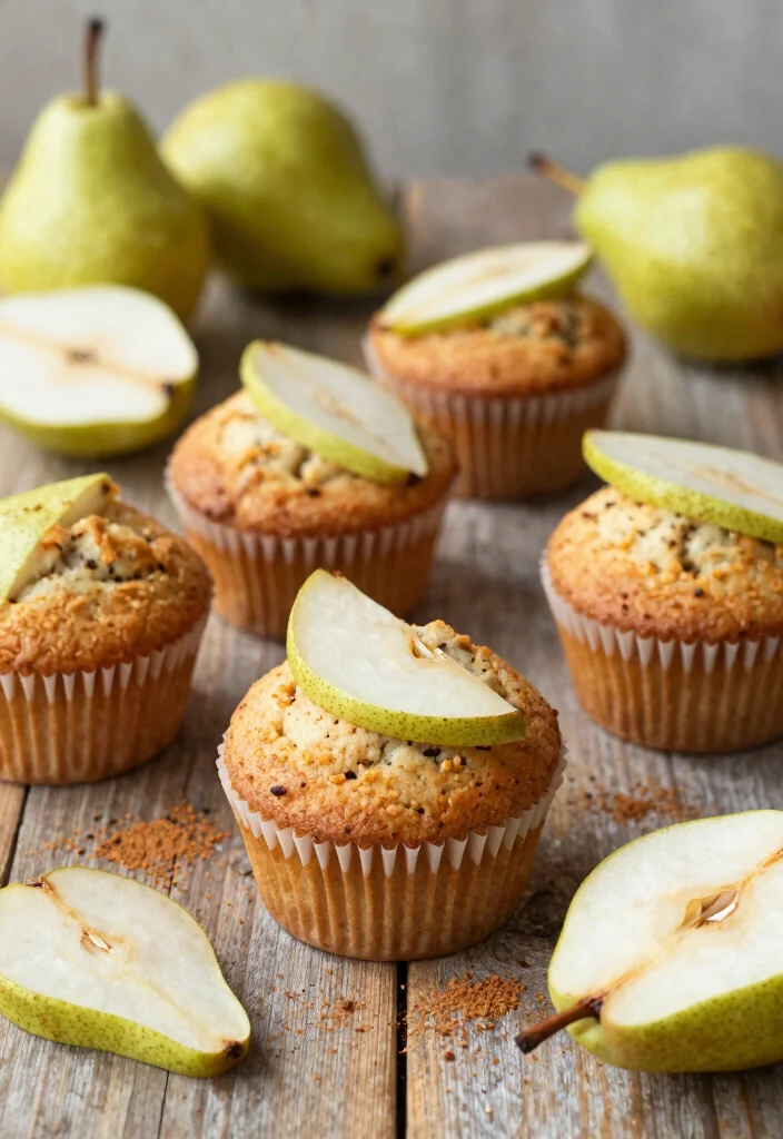 12 Healthy Muffin Recipes for Wholesome Snacking 9. Spiced Pear Muffins 0