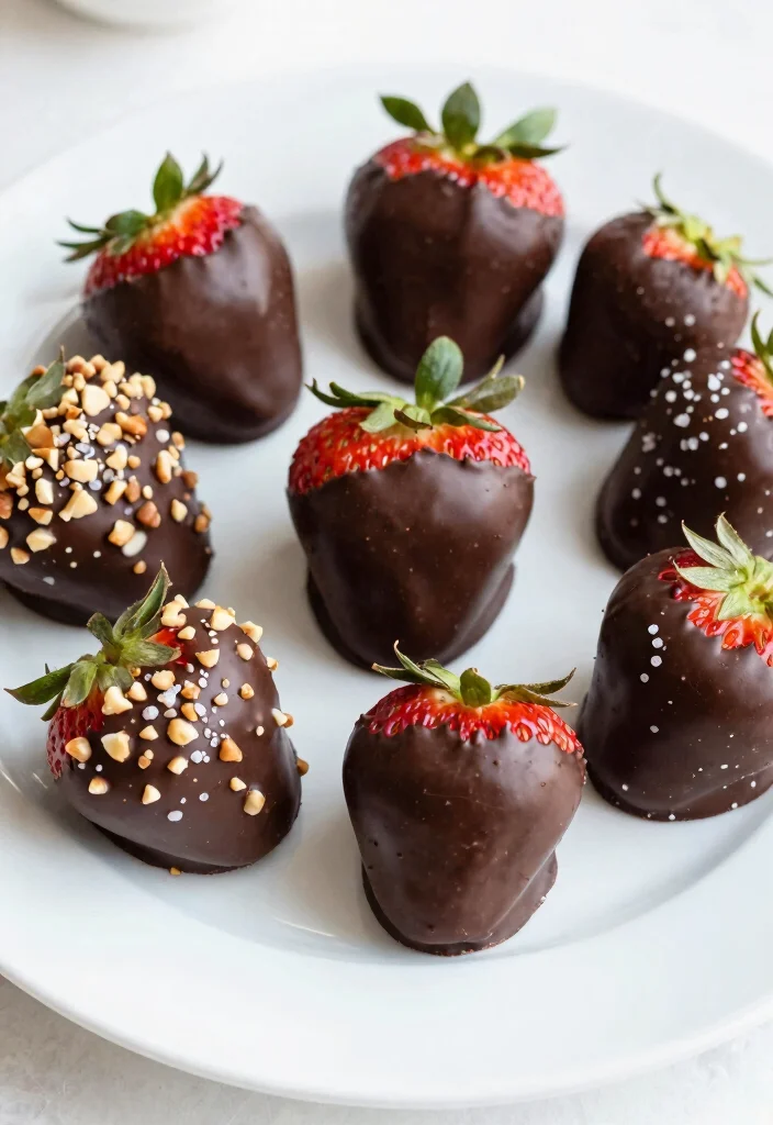 12 Healthy Sweet Snack Recipes for Guilt Free Bites 56 12 Healthy Sweet Snack Recipes for Guilt Free Bites 6. Dark Chocolate Dipped Strawberries 0