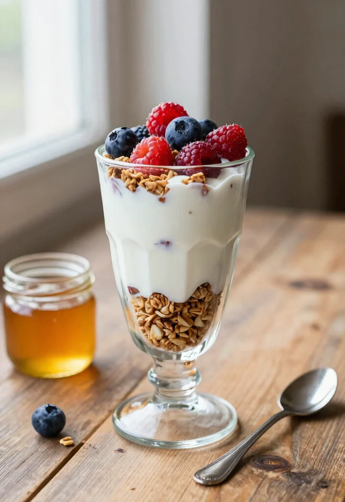 12 Healthy Veg Breakfast Recipes for Fresh Morning Energy 11. Coconut Yogurt Parfait 0