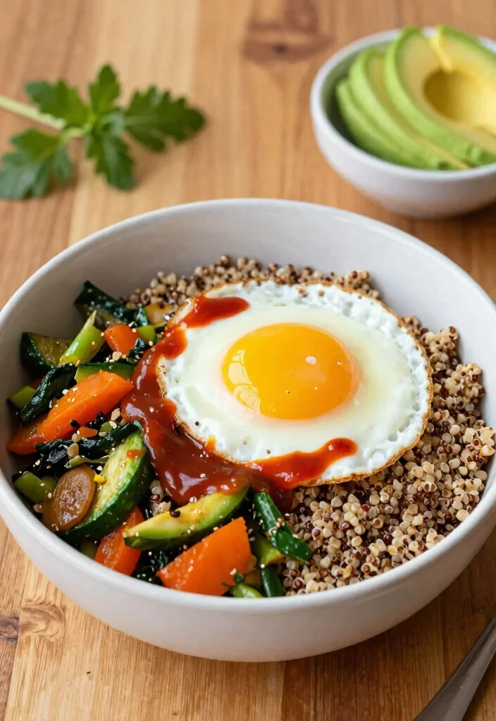 12 Healthy Veg Breakfast Recipes for Fresh Morning Energy 6. Savory Quinoa Breakfast Bowl 0