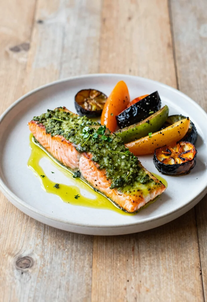 12 Keto Fish Recipes for Light Protein Packed Dinners 9. Pesto Baked Salmon 0