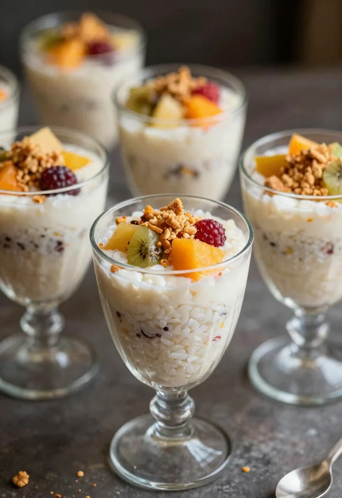 12 Rice Dessert Recipes for Creamy Comfort Sweets 10. Rice Pudding Parfaits 0