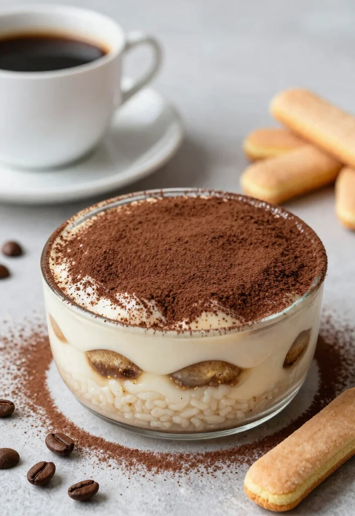 12 Rice Dessert Recipes for Creamy Comfort Sweets 11. Tiramisu Rice Pudding 0