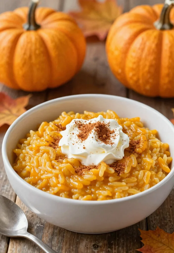 12 Rice Dessert Recipes for Creamy Comfort Sweets 3. Pumpkin Spice Rice Pudding 0