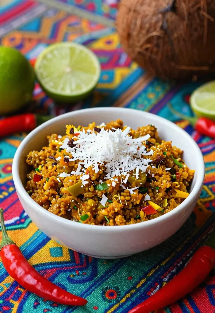 12 Sri Lankan Vegetarian Recipes with Bold Aromatic Spices 12 12 Sri Lankan Vegetarian Recipes with Bold Aromatic Spices 2. Coconut Sambol 0