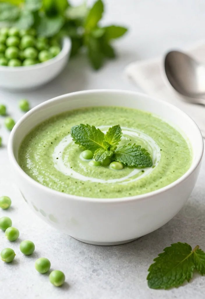 12 Vegan Bean Soup Recipes for Hearty Plant Based Bowls 11. Pea and Mint Vegan Soup 0