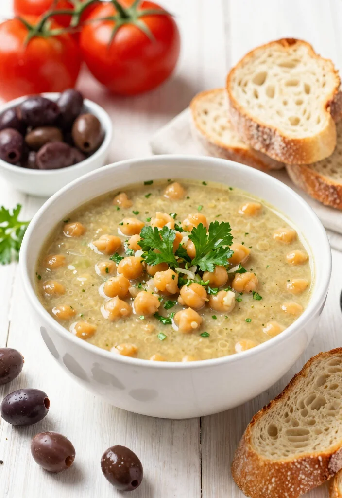 12 Vegan Bean Soup Recipes for Hearty Plant Based Bowls 6. Mediterranean Chickpea Soup 0