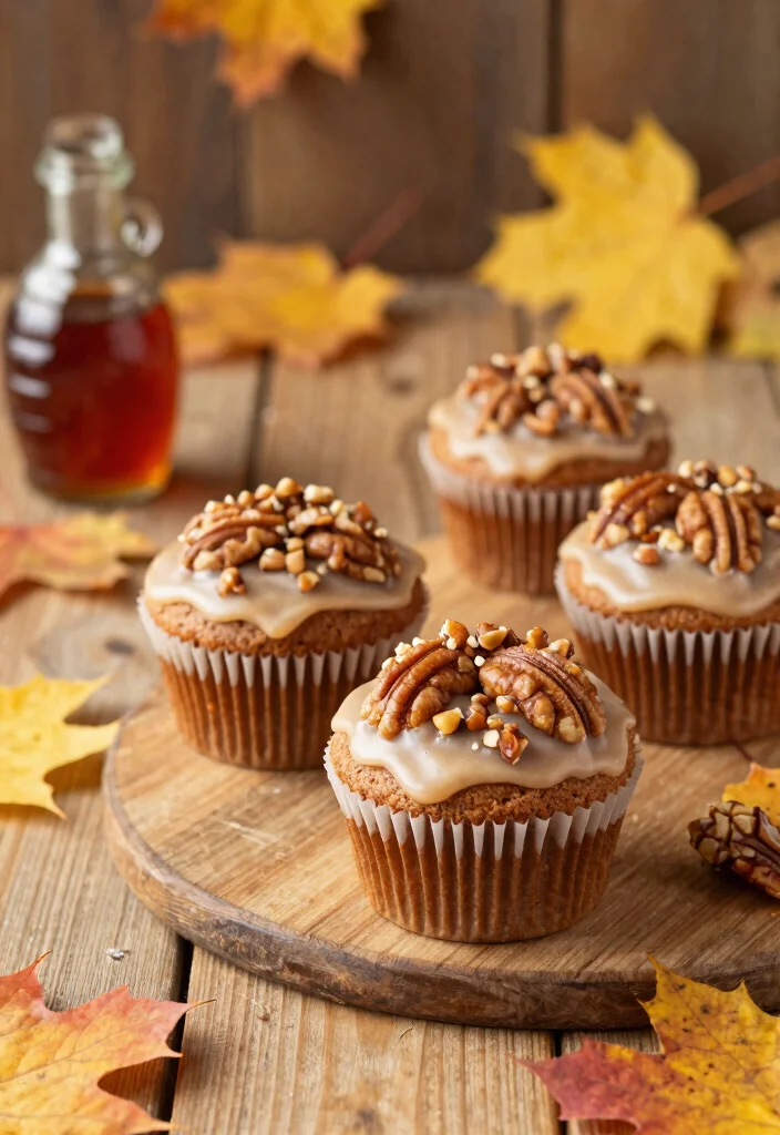 12 Vegan Cupcake Recipes for Soft Sweet Baking 12. Maple Pecan Cupcakes 0
