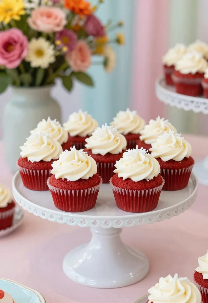 12 Vegan Cupcake Recipes for Soft Sweet Baking 3. Red Velvet Cupcakes with Coconut Cream Frosting 0