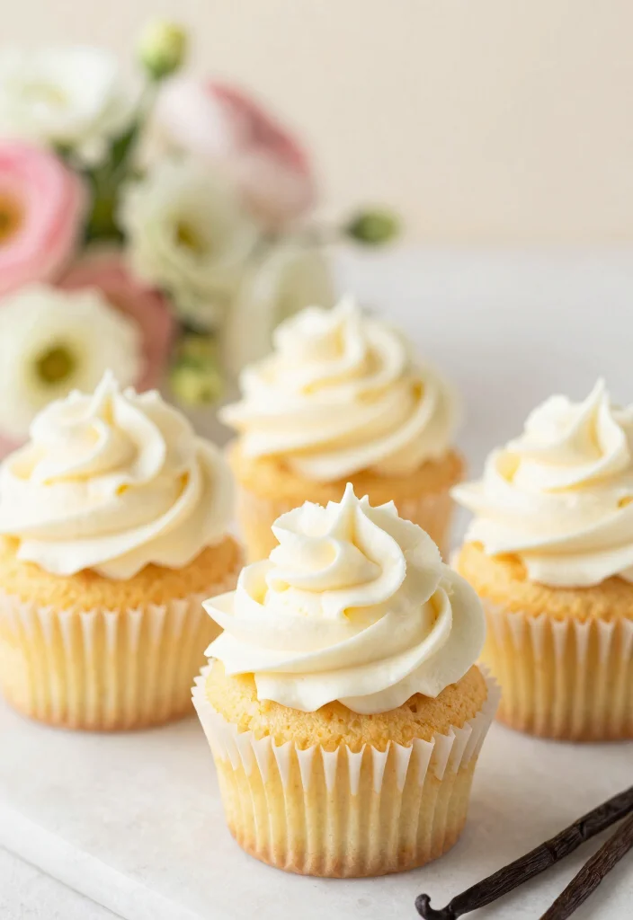 12 Vegan Cupcake Recipes for Soft Sweet Baking 7. Vanilla Bean Cupcakes 0