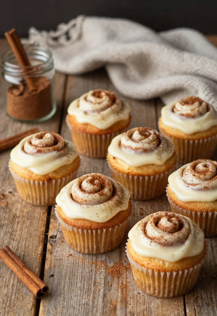 12 Vegan Cupcake Recipes for Soft Sweet Baking 8. Cinnamon Roll Cupcakes 0