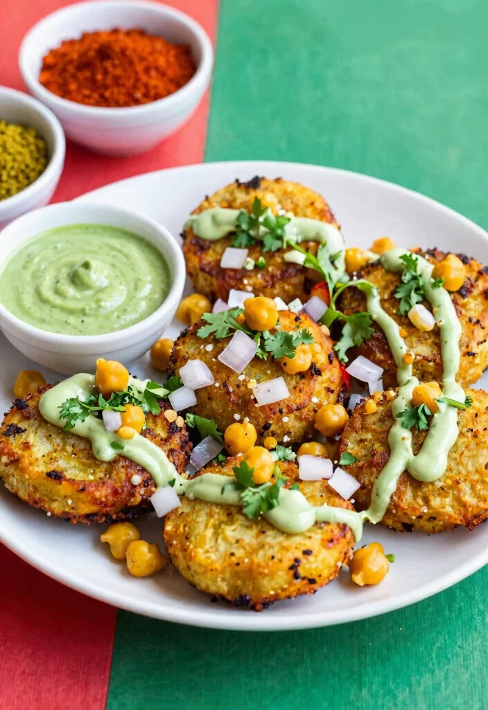 12 Vegan Richa Recipes Inspired by Bold Indian Flavor 3. Aloo Tikki Chaat 0