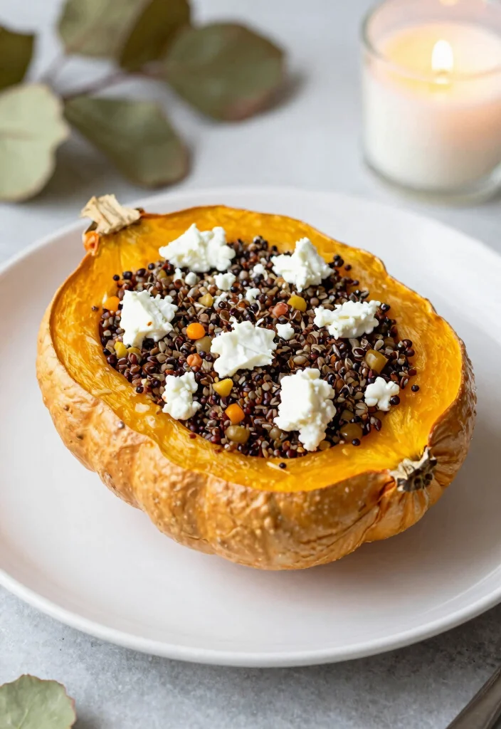 12 Vegetarian Acorn Squash Recipes for Cozy Seasonal Dishes 78 12 Vegetarian Acorn Squash Recipes for Cozy Seasonal Dishes 8. Baked Acorn Squash with Quinoa and Goat Cheese 0