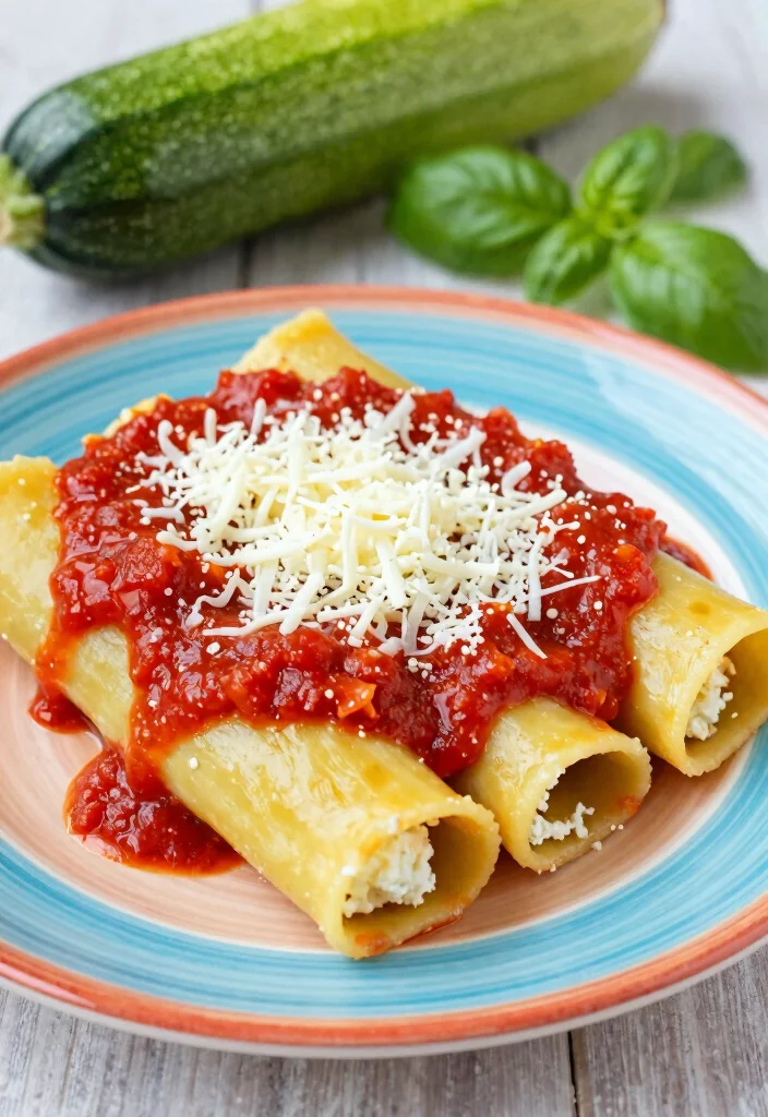 12 Vegetarian Cannelloni Recipes for Baked Italian Comfort 4. Ricotta and Zucchini Cannelloni 0