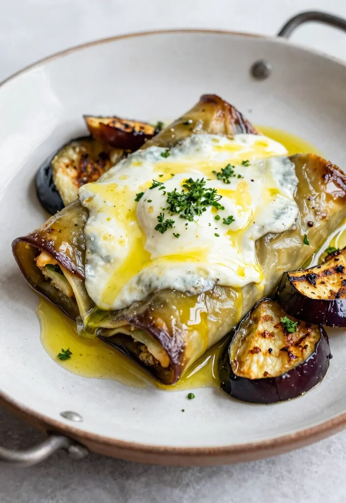 12 Vegetarian Cannelloni Recipes for Baked Italian Comfort 7. Eggplant and Goat Cheese Cannelloni 0