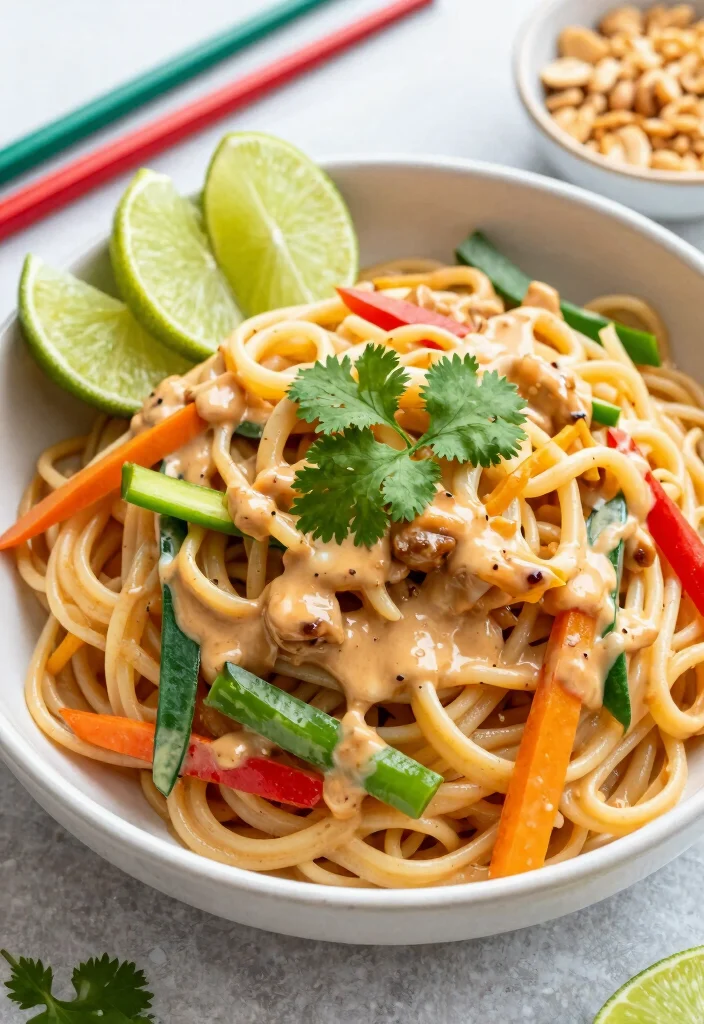 12 Vegetarian Linguine Recipes for Simple Flavorful Pasta Meals 100 12 Vegetarian Linguine Recipes for Simple Flavorful Pasta Meals 10. Thai Peanut Linguine 0