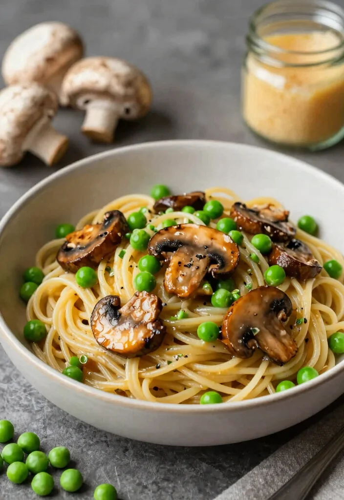 12 Vegetarian Linguine Recipes for Simple Flavorful Pasta Meals 78 12 Vegetarian Linguine Recipes for Simple Flavorful Pasta Meals 8. Mushroom and Pea Linguine 0