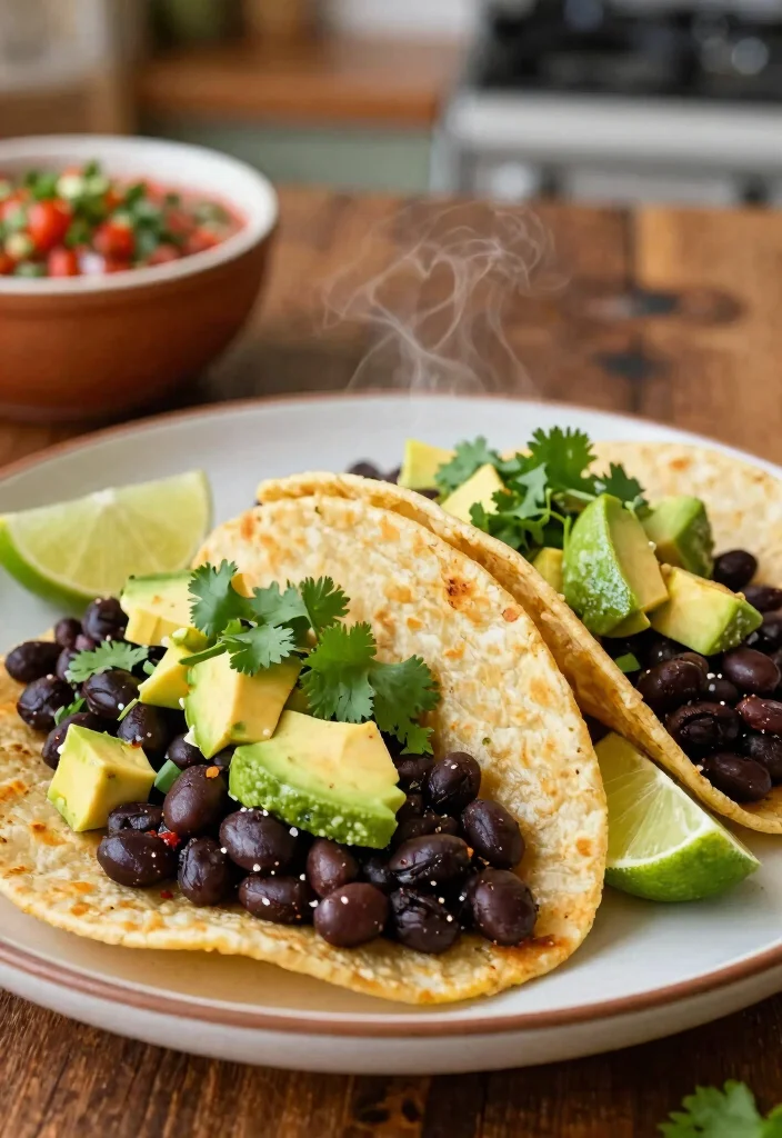 12 Vegetarian Taco Recipes for Fresh Meatless Weeknight Meals 1 12 Vegetarian Taco Recipes for Fresh Meatless Weeknight Meals 1. Spicy Black Bean Tacos 0