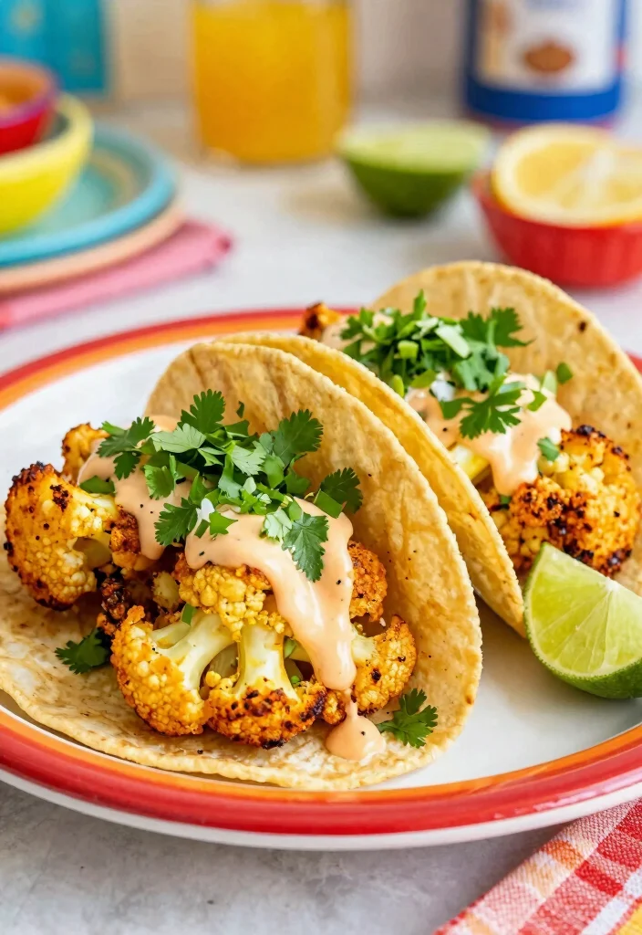 12 Vegetarian Taco Recipes for Fresh Meatless Weeknight Meals 23 12 Vegetarian Taco Recipes for Fresh Meatless Weeknight Meals 3. Cauliflower Tacos with Spicy Mayo 0