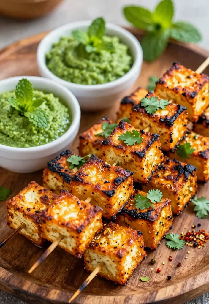 12 Vegetarian Tandoori Recipes with Smoky Spiced Flavor 1. Classic Tandoori Paneer 0