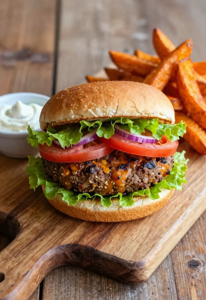 12 Vegetarian Tandoori Recipes with Smoky Spiced Flavor 7. Tandoori Veggie Burger 0
